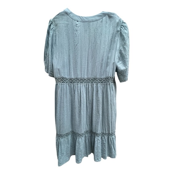 Knox Rose Blue Button-Down Dress detachable slip Size XXL - Picture 8 of 8